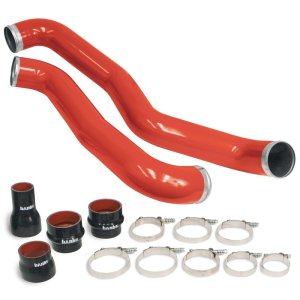 Chevrolet 2500HD Boost Tube Upgrade Kit - Banks Power - Set with Silicone Couplers - Red - `11-`16